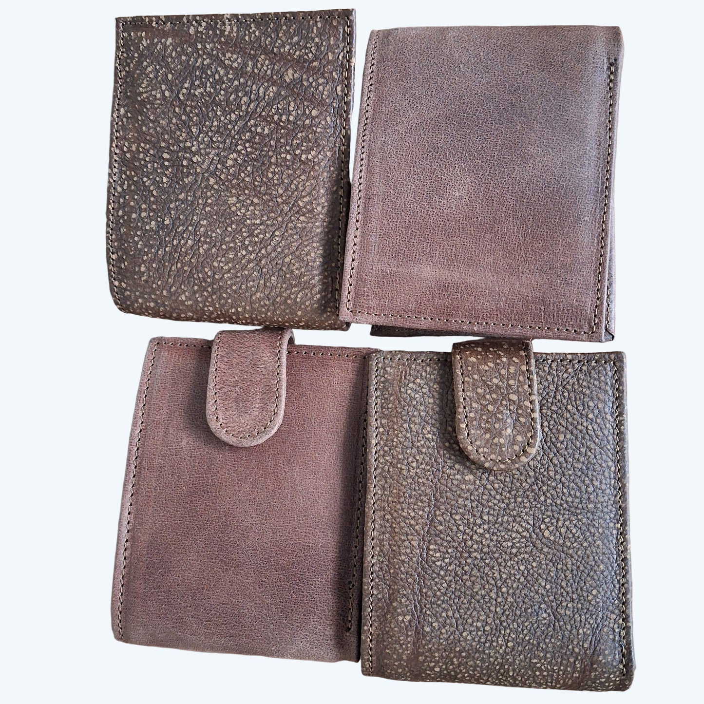 4 Small Men's wallets in different colours.