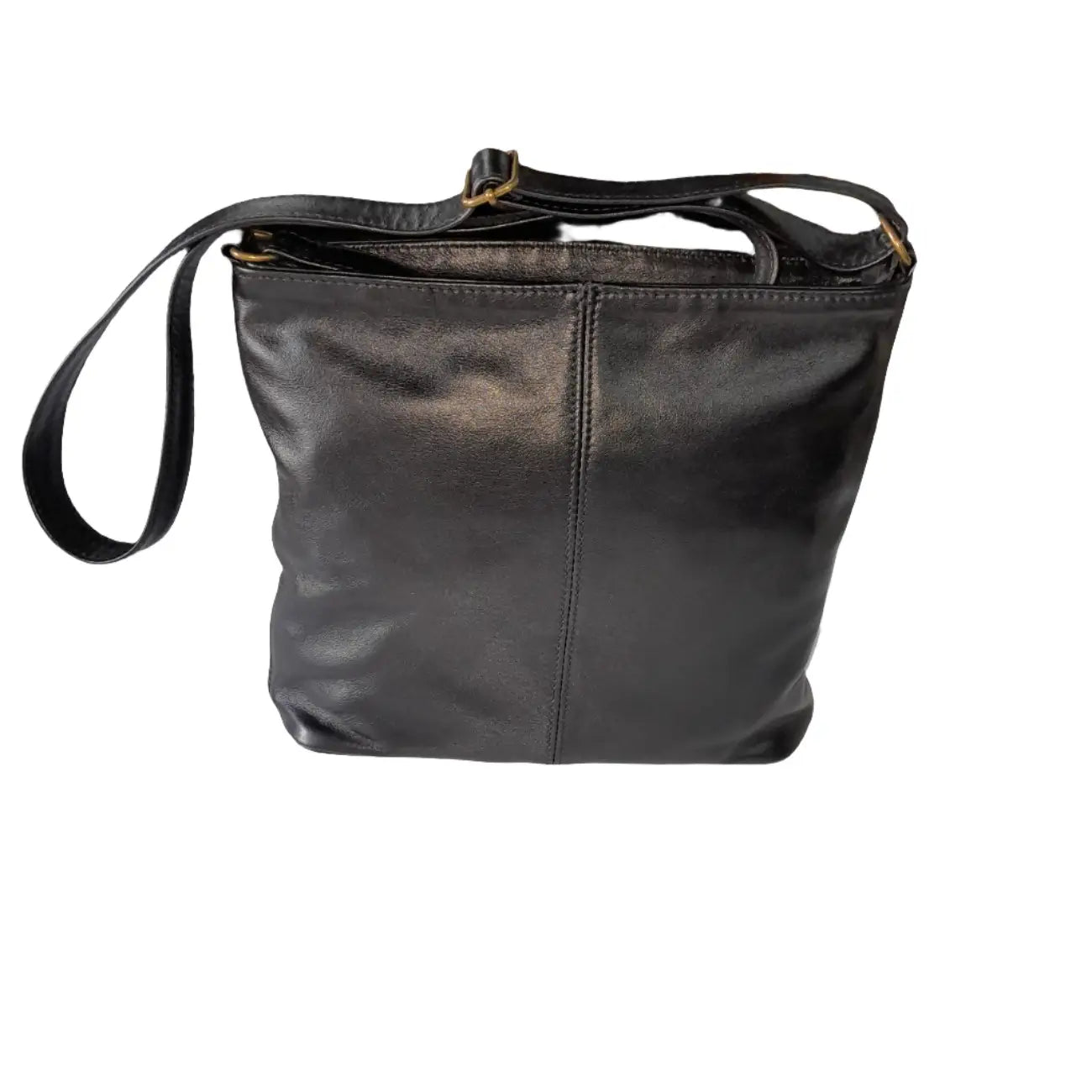Cm small sling bags black made Cape Masai Leather