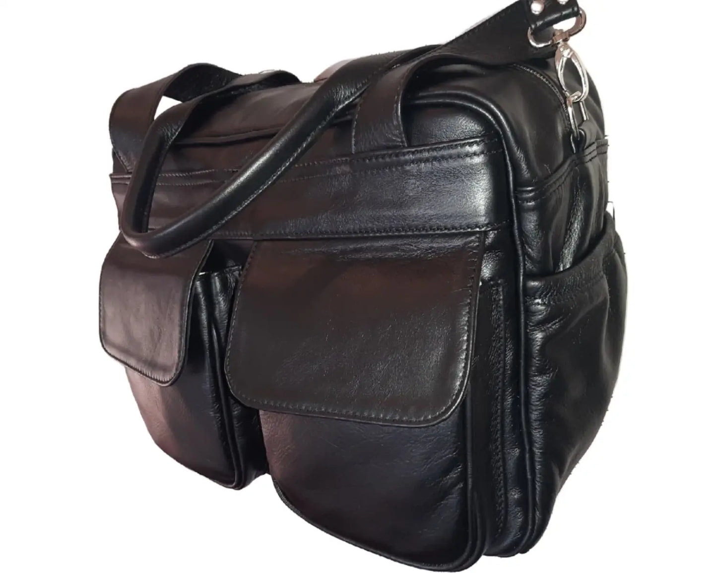 Baby nappy bags light tan - Cape Masai leather