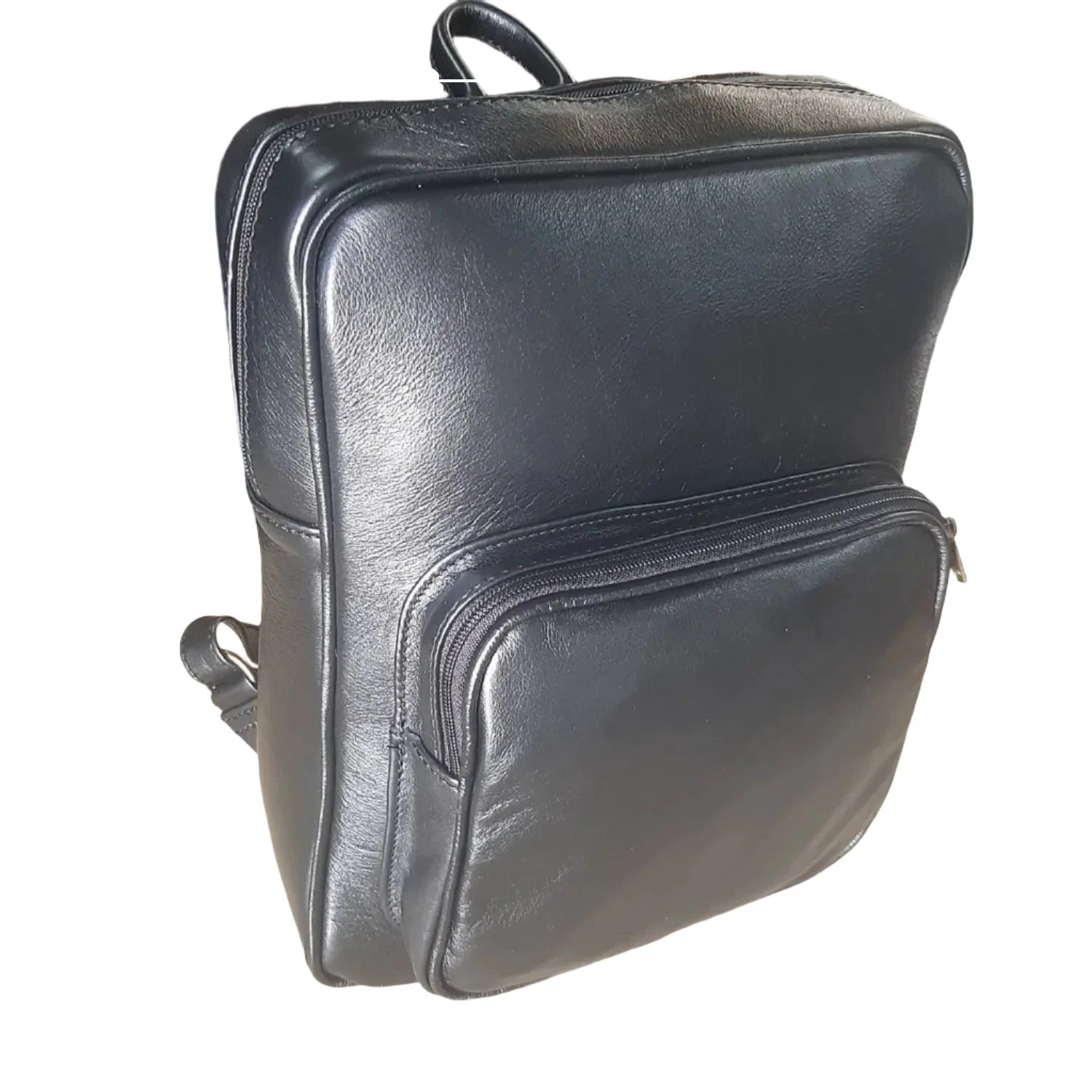 Everyday Laptop backpacks 14 in black coloureather by Cape Masai L