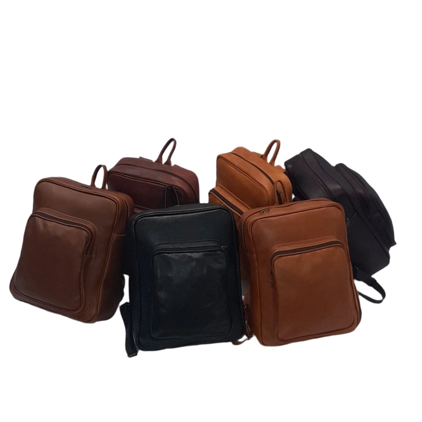 Genuine leather Everyday Laptop Backpacks 15" mixed colours from Cape Masai Leather
