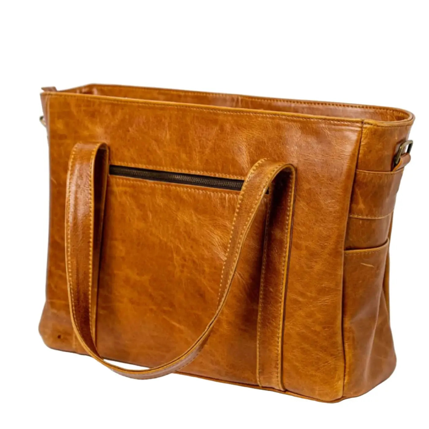 Ladies Laptop bags in light tan colour made in Cape Town by Cape Masai leather