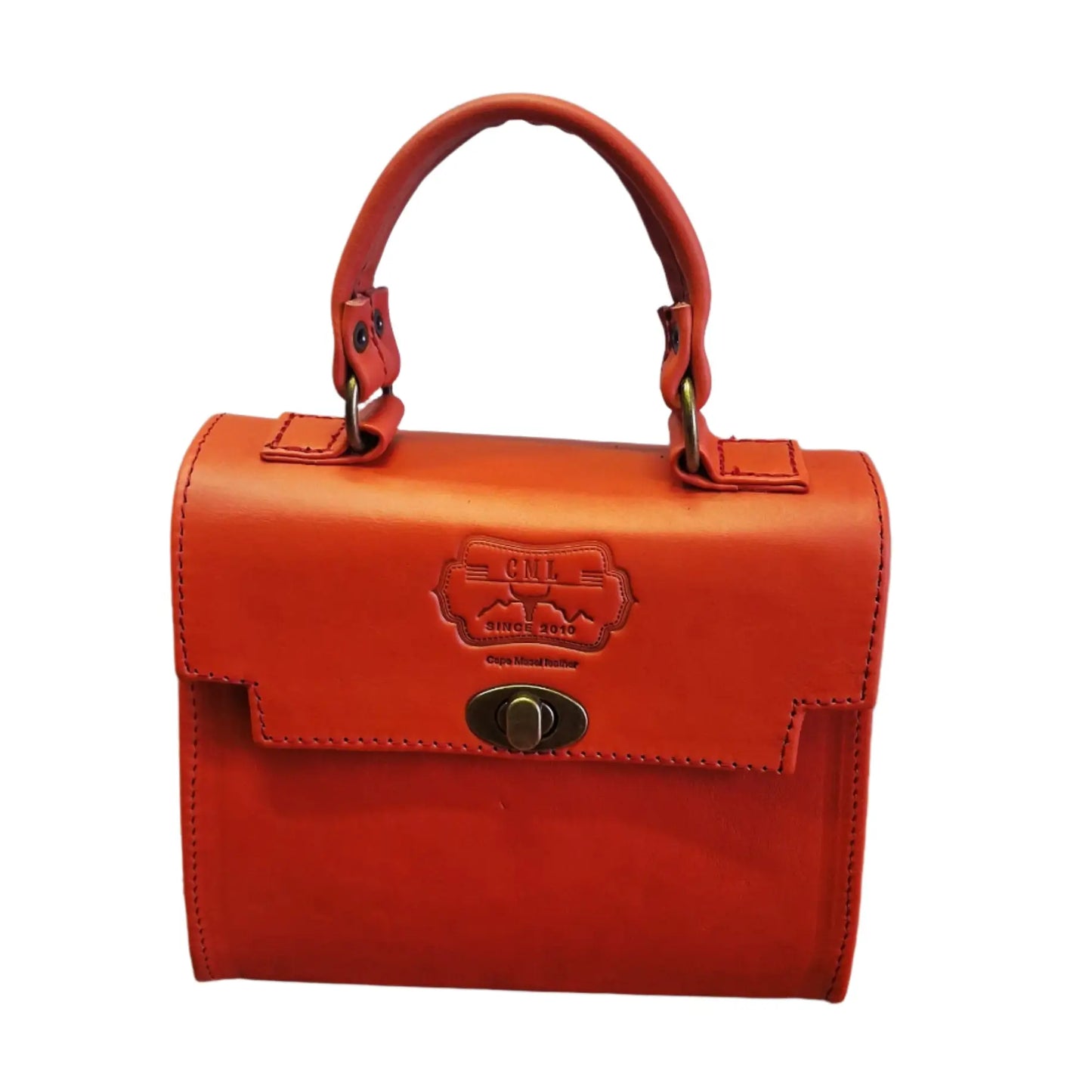 Taxas Coral Lawrene designer handbag with a visible brand logo on a white background
