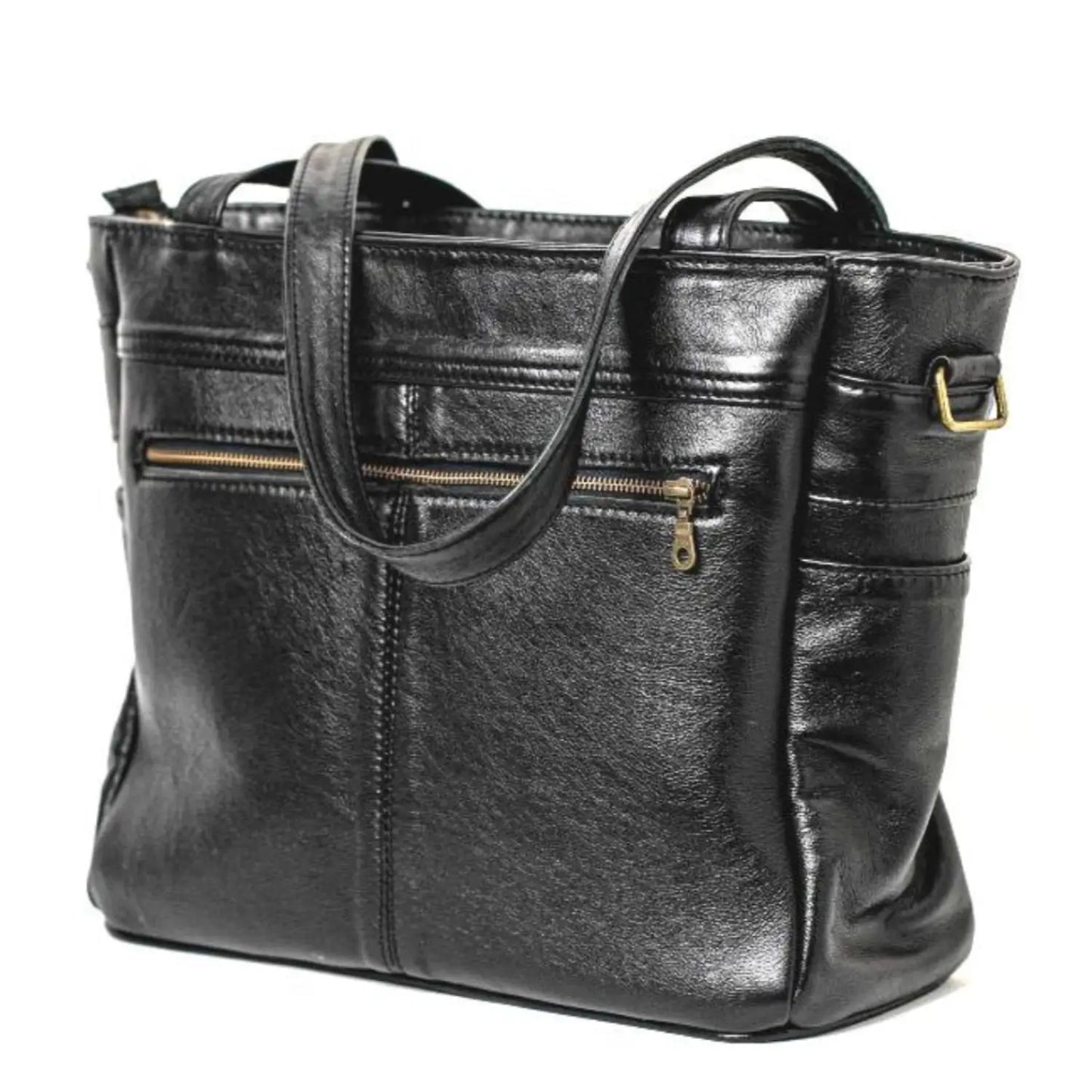 Marie Nel leather bags in black colour made by Cape Masai Leather