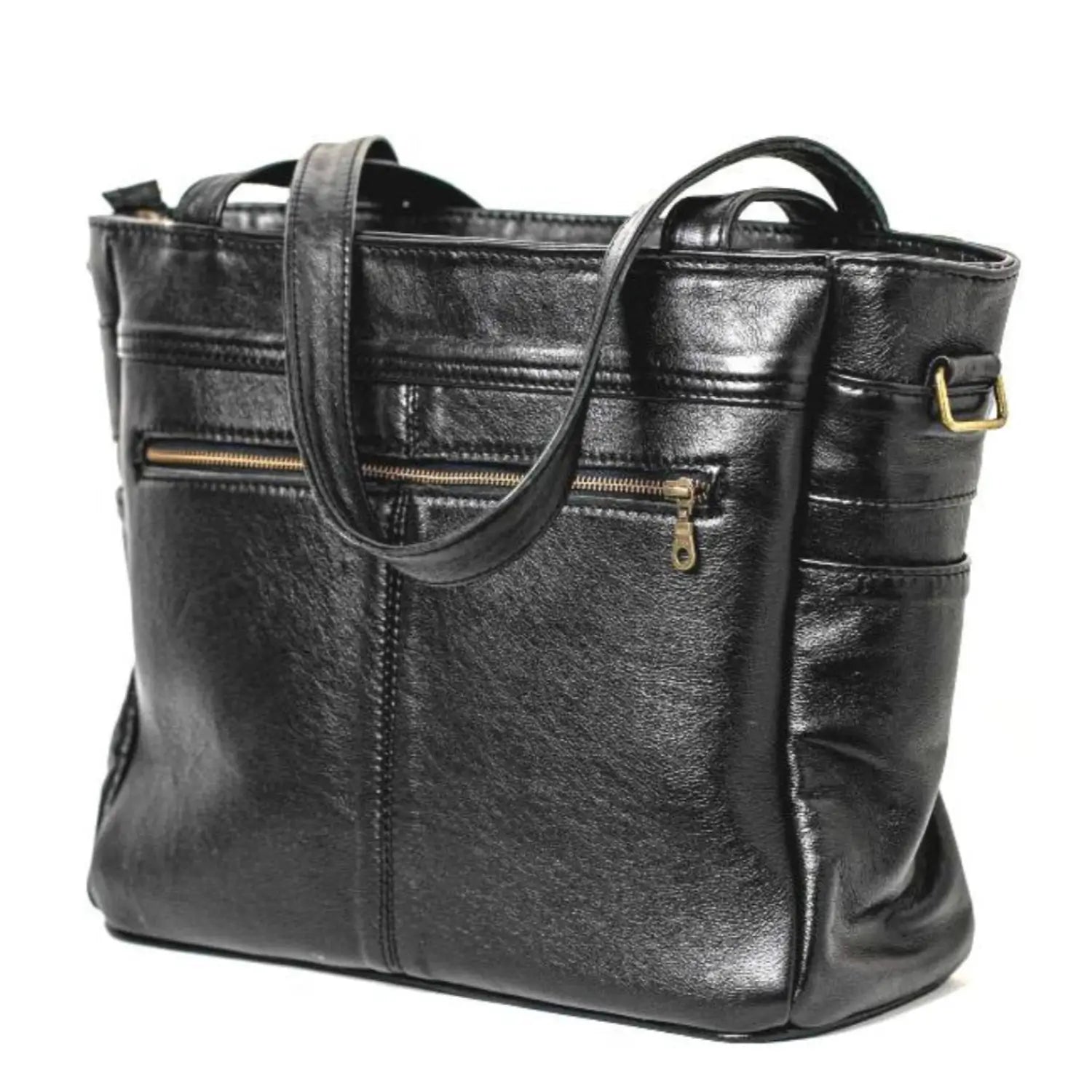 Marie Nel leather bags in black colour made by Cape Masai Leather