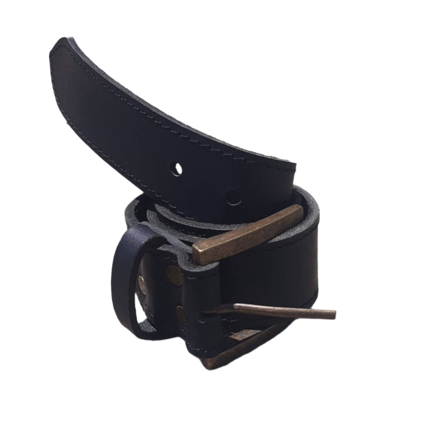 Masai genuine leather belts in black colour