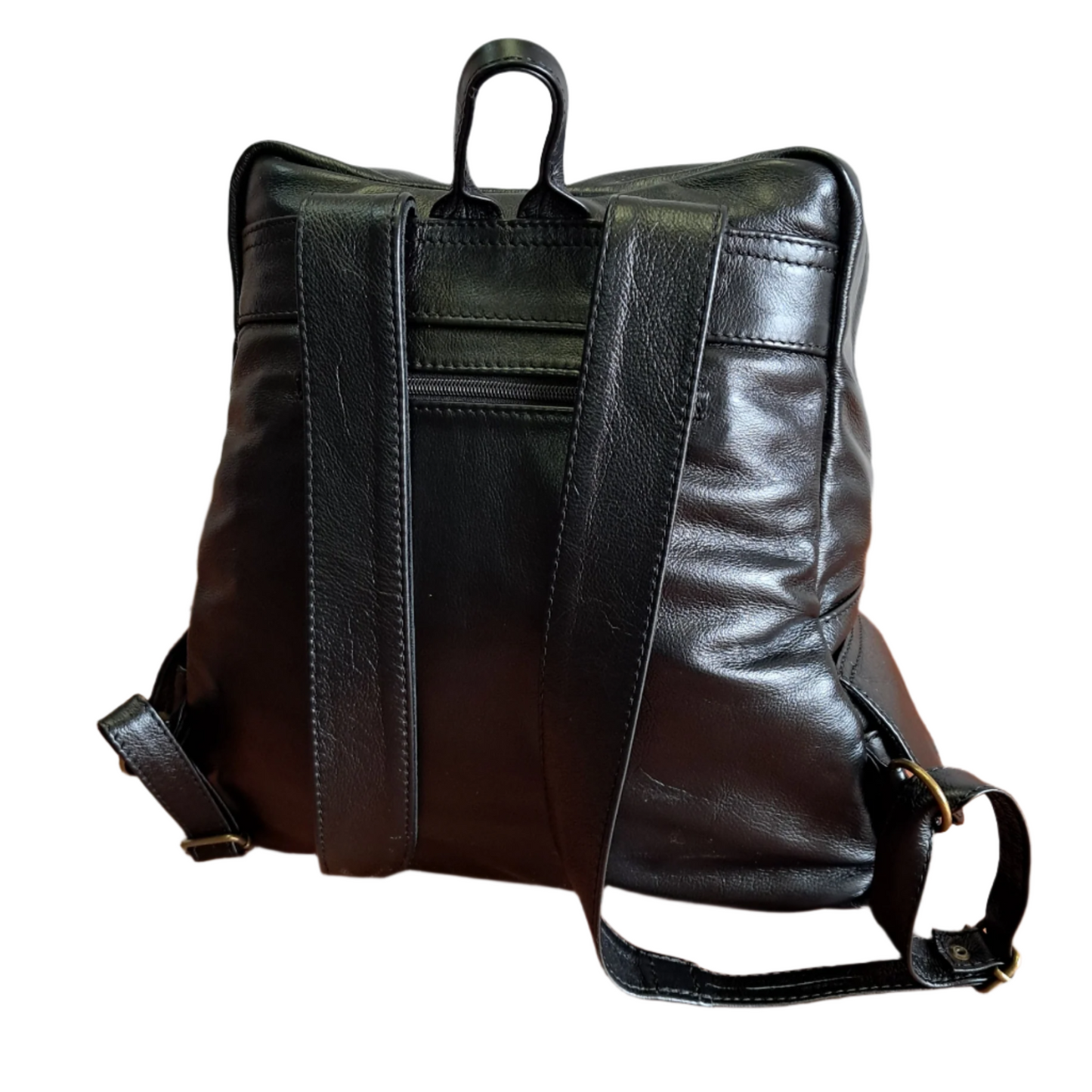 `Sustainable leather backpacks for men and women crafted in Cape Masai Leather studio 'workshop