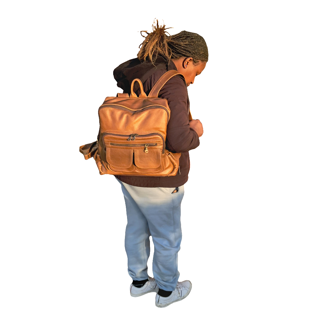 Tania leather backpack