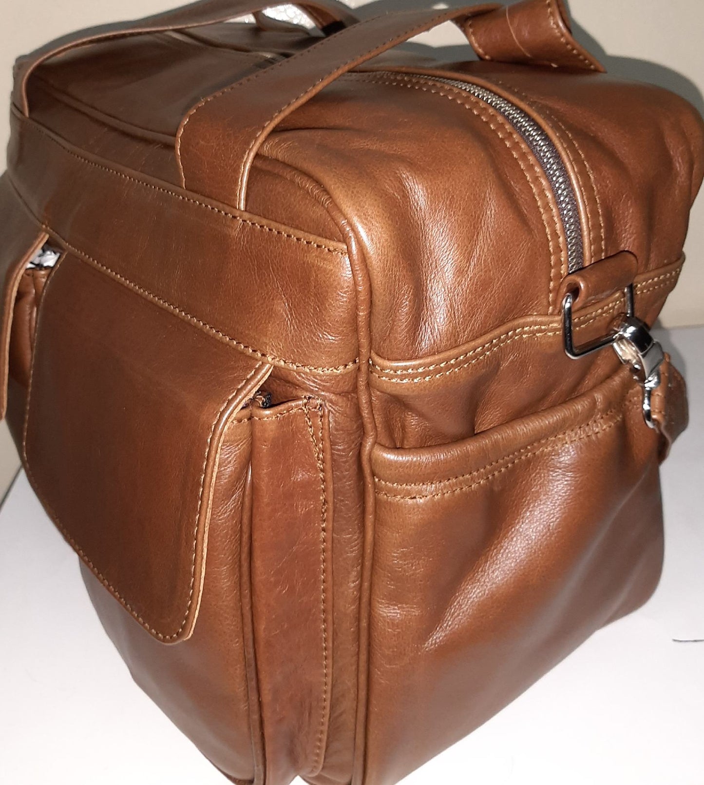 Baby nappy bags - Cape Masai leather