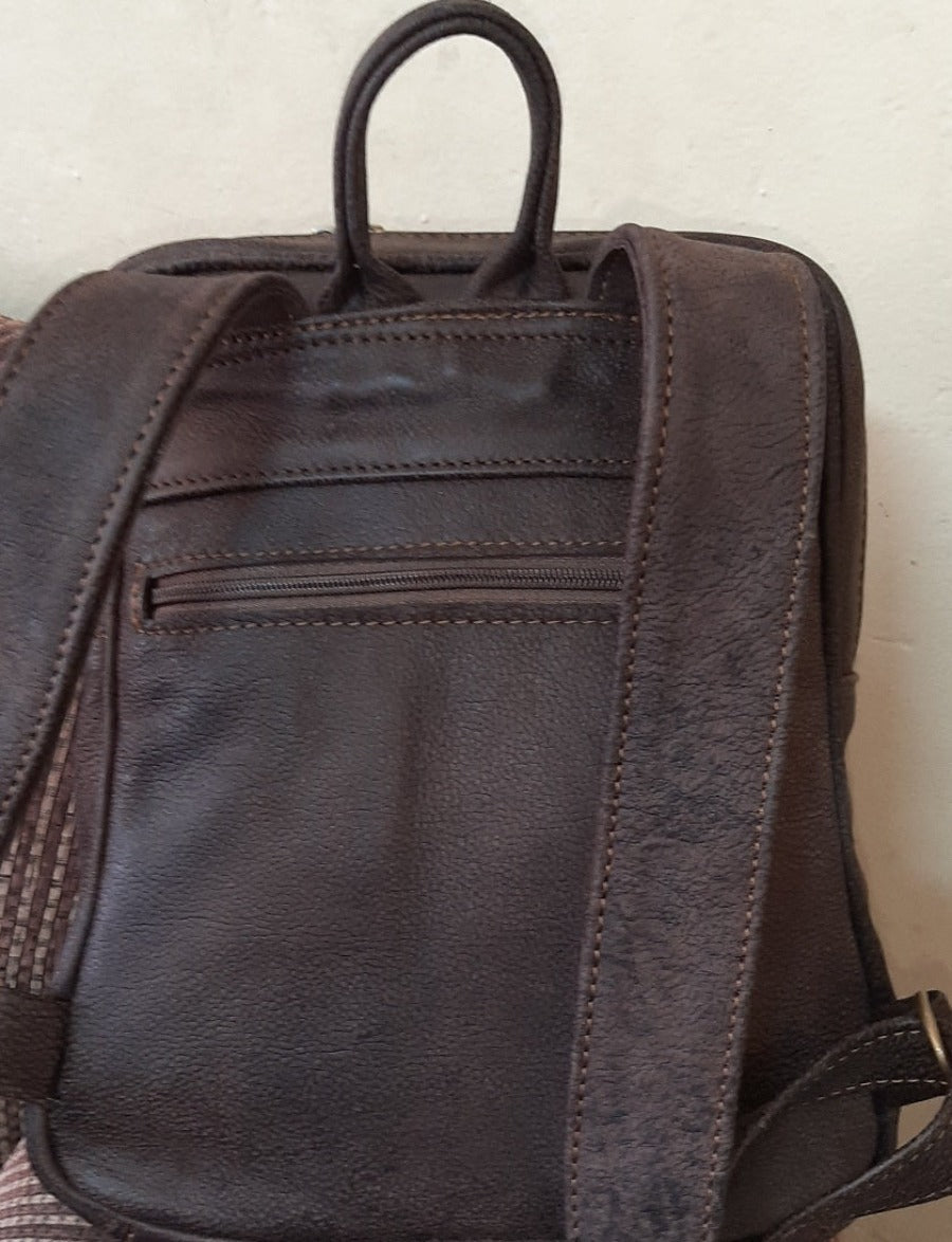 Everyday leather Backpacks - cape Masai leather