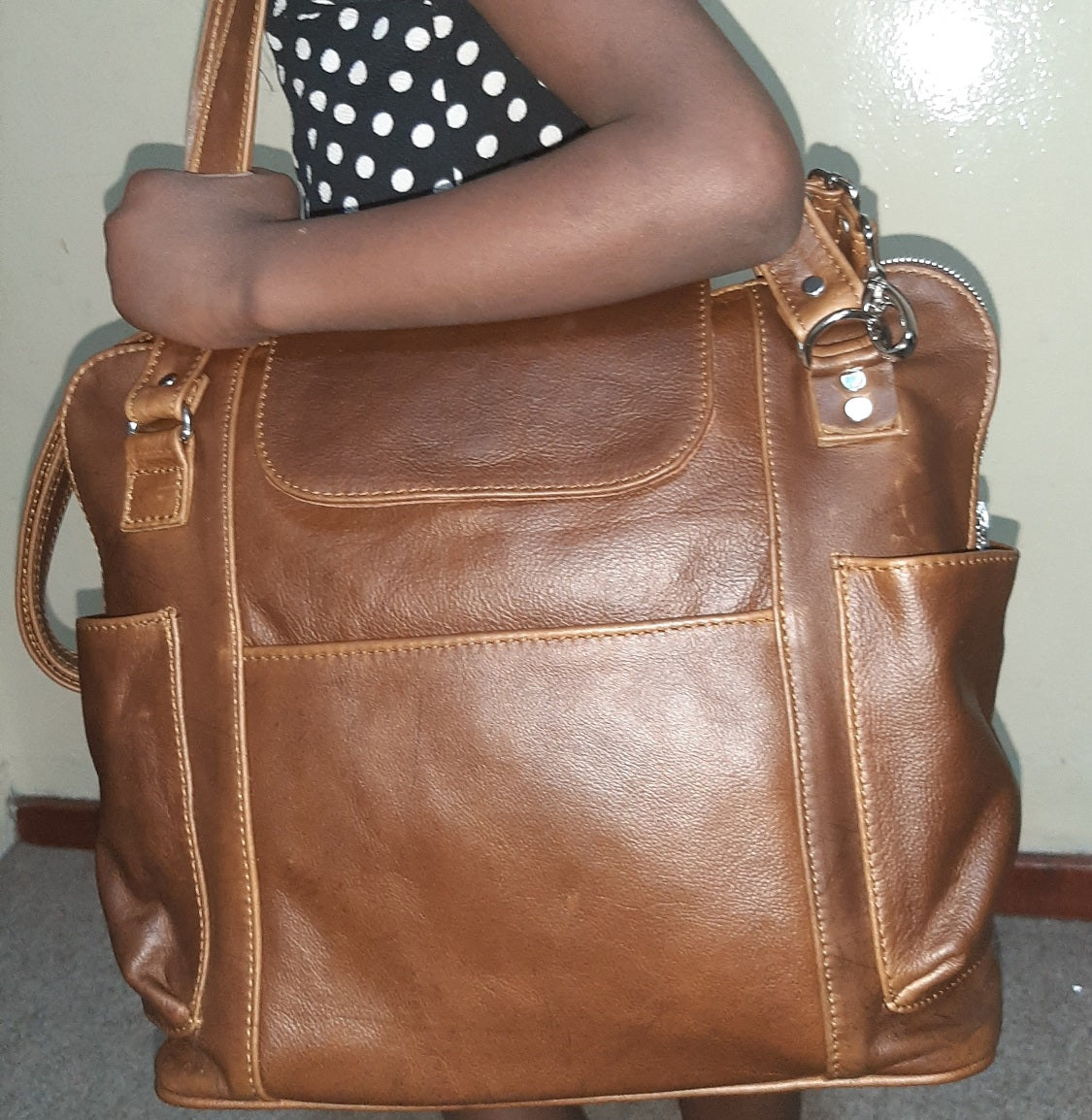 Taryn Tote leather bags - cape Masai leather