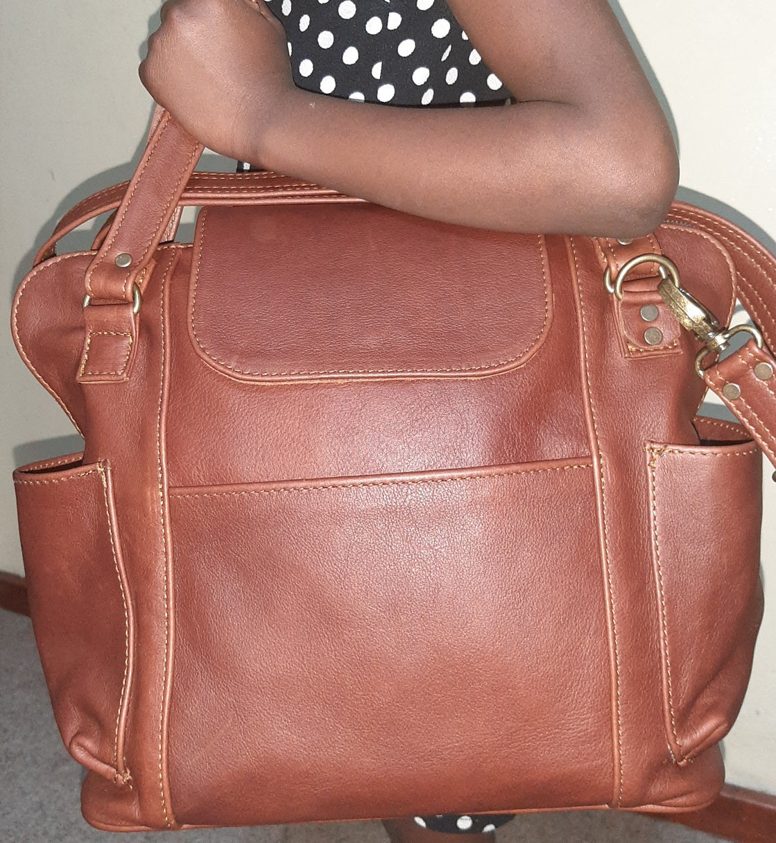 Taryn Tote leather bags - cape Masai leather