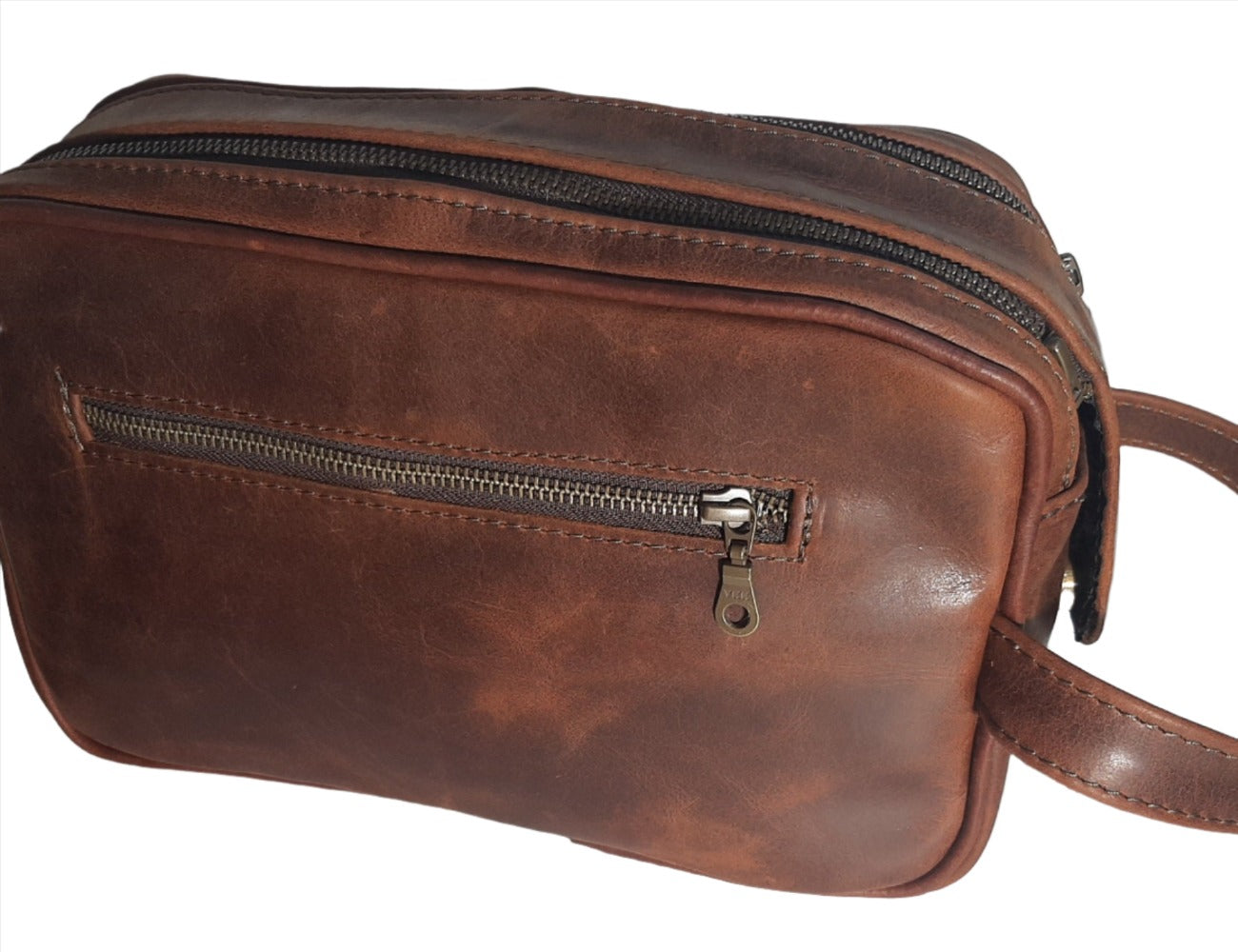 boy toiletry bag - Cape Masai leather