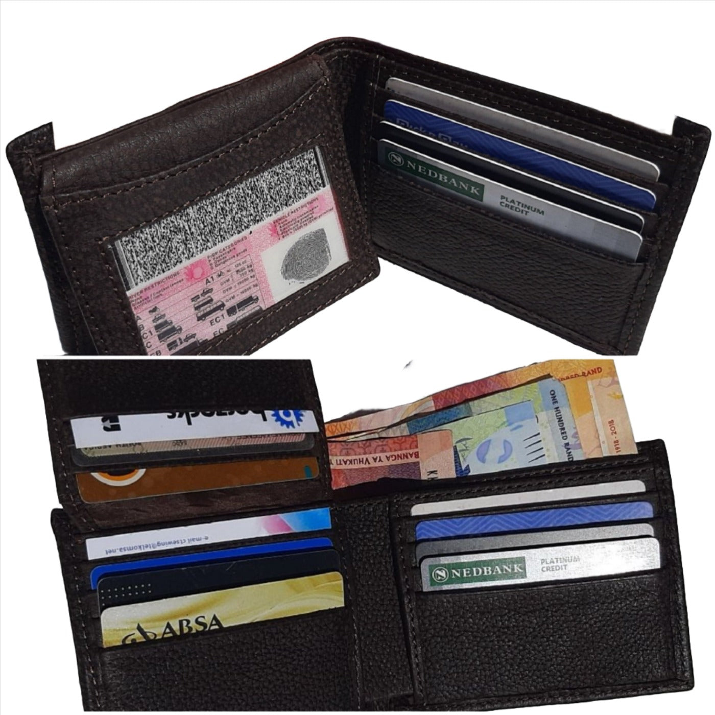 Business Men's wallets ( BMW) - cape Masai leather