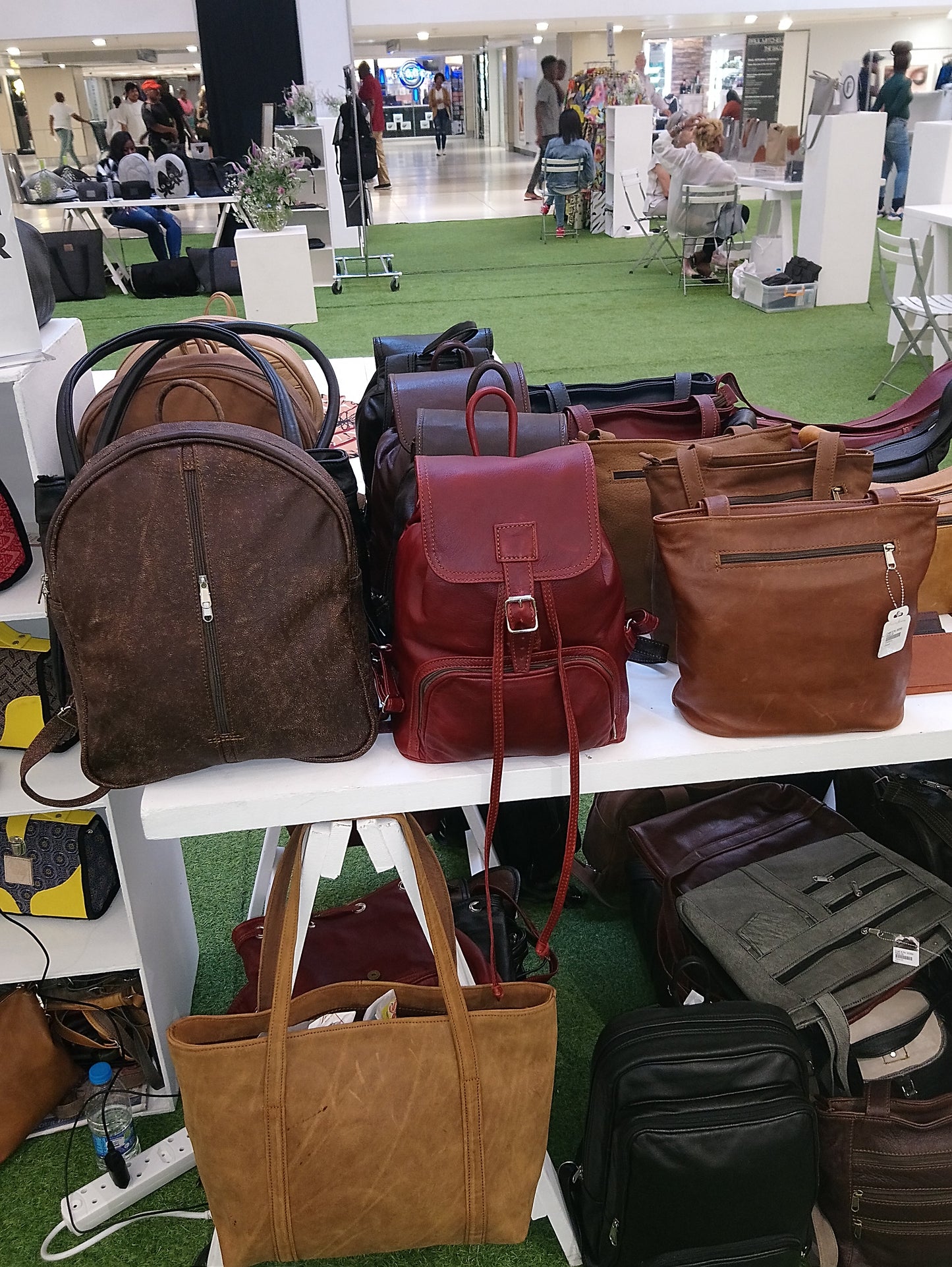 Unisex leather Backpacks - cape Masai Leather