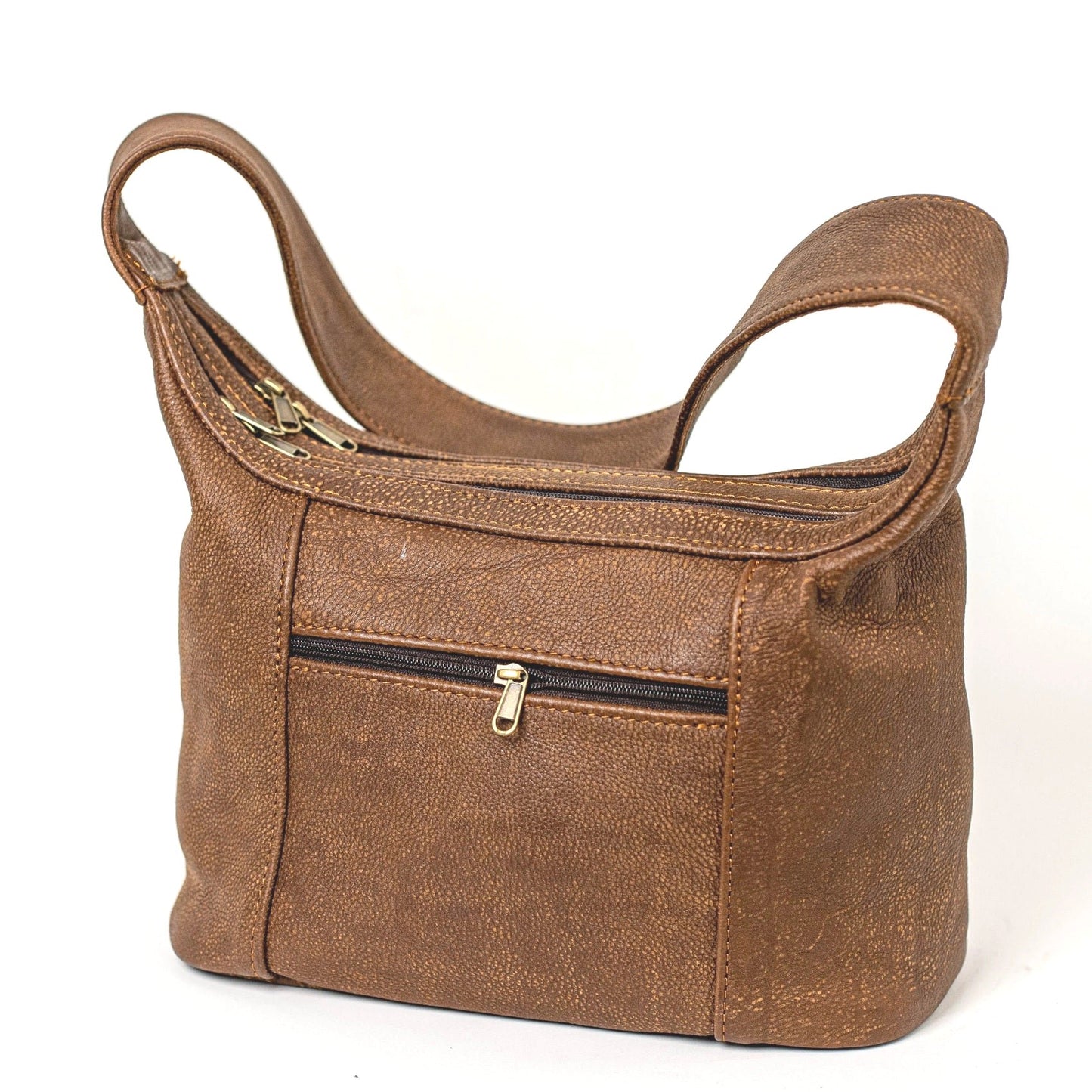 Gb7 leather bags in bitter brown made by cape Masai Leather
