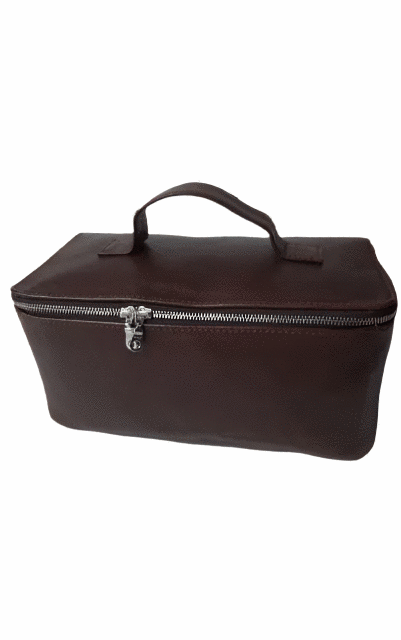 Kelly Bathroom bag - cape Masai leather