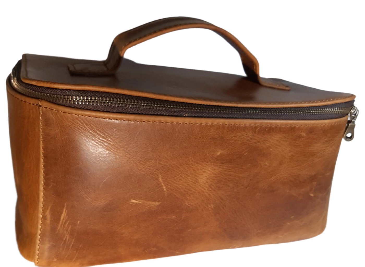 Kelly Bathroom bag - cape Masai leather