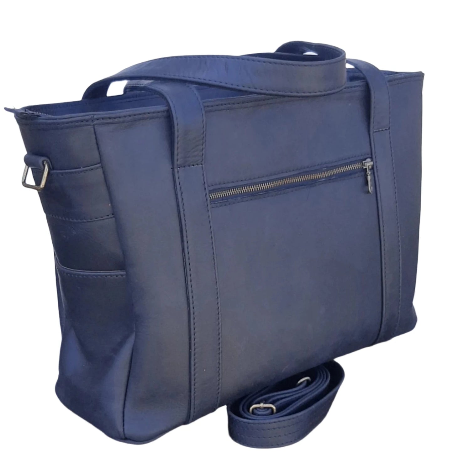 Ladies laptop bags xl in Diesel Toffee Black cape Masai leather