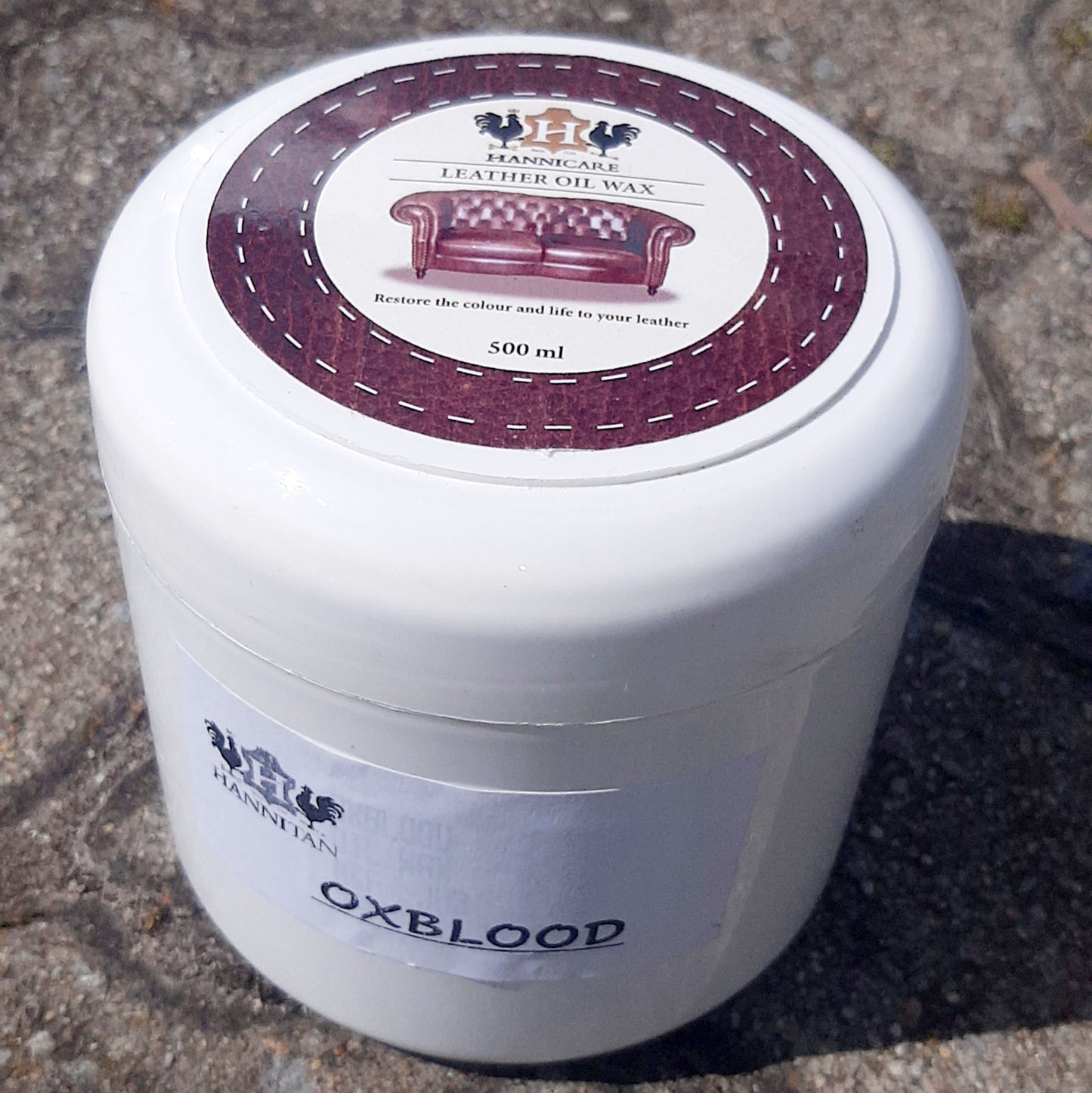 Cape Masai leather Leather Oil wax 500ml Oxblood