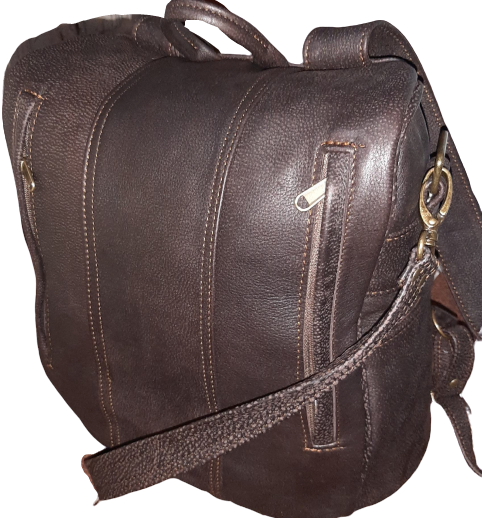Jabu's travel leather Backpacks - cape Masai Leather