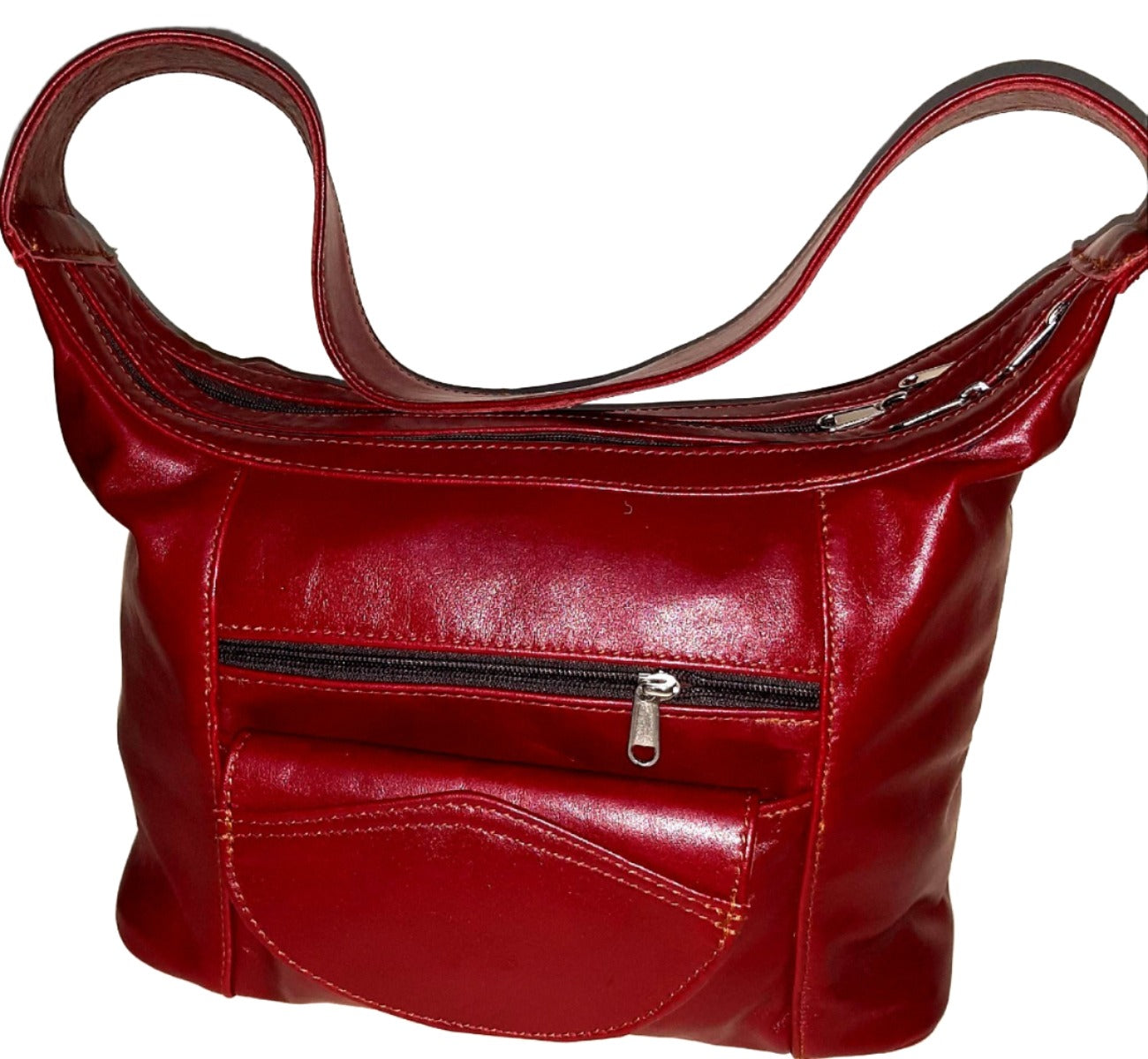 leather bags with flap - cape Masai leather
