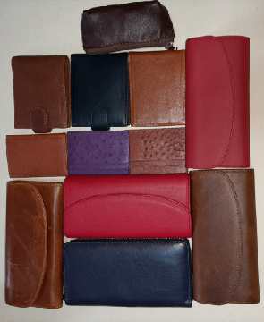 Cape Masai Leather wallets and purses collection