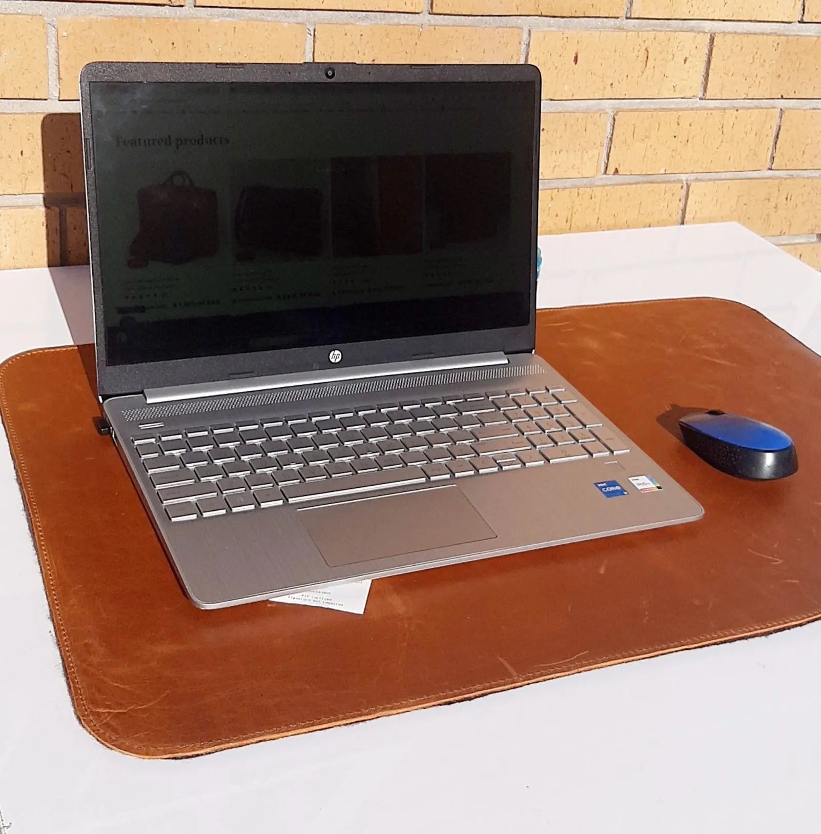 Laptop Leather Mat – Cape Masai Leather
