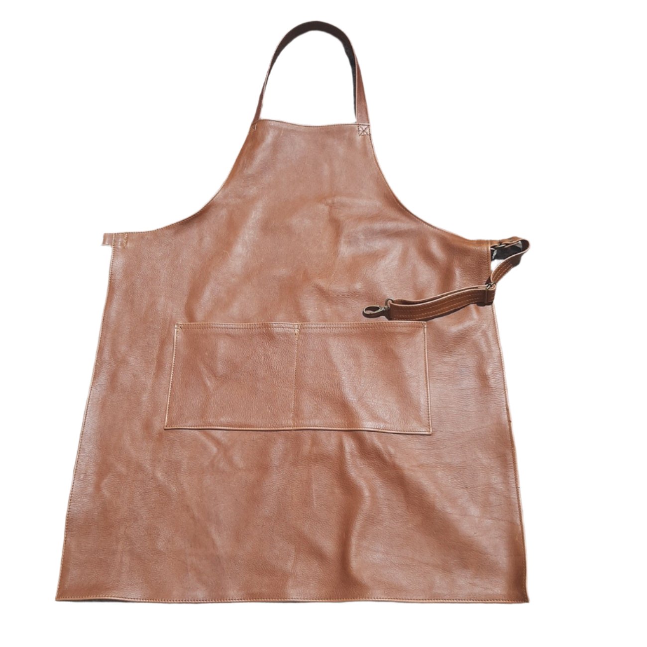 Cape Masai leather apron on the floor