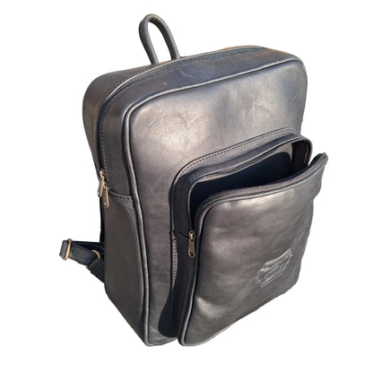 Everyday Laptop Backpack 15" in black colour from Cape Masai Leather