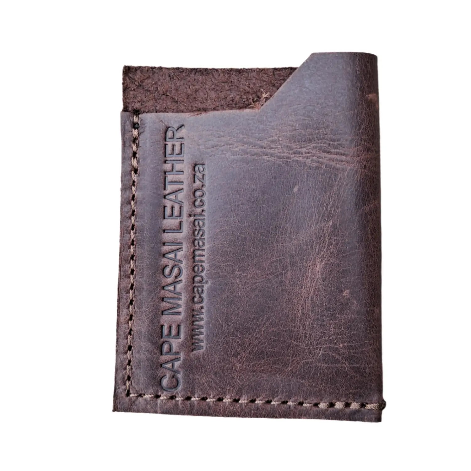 Genuine Leather Card Holder Wallet in Diesel brown colour