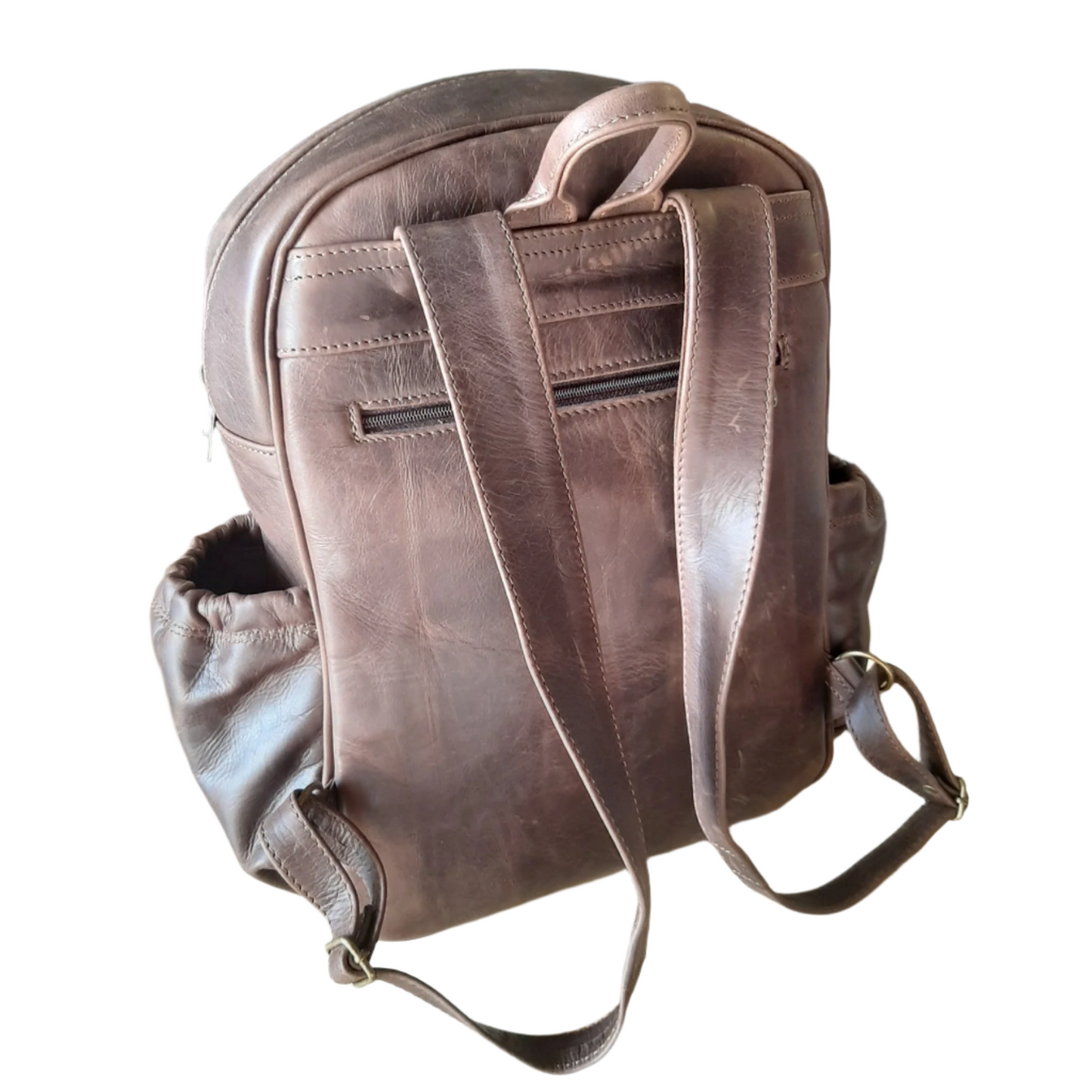 Ilone Laptop backpacks 15 inches pitstop rust with side pockets