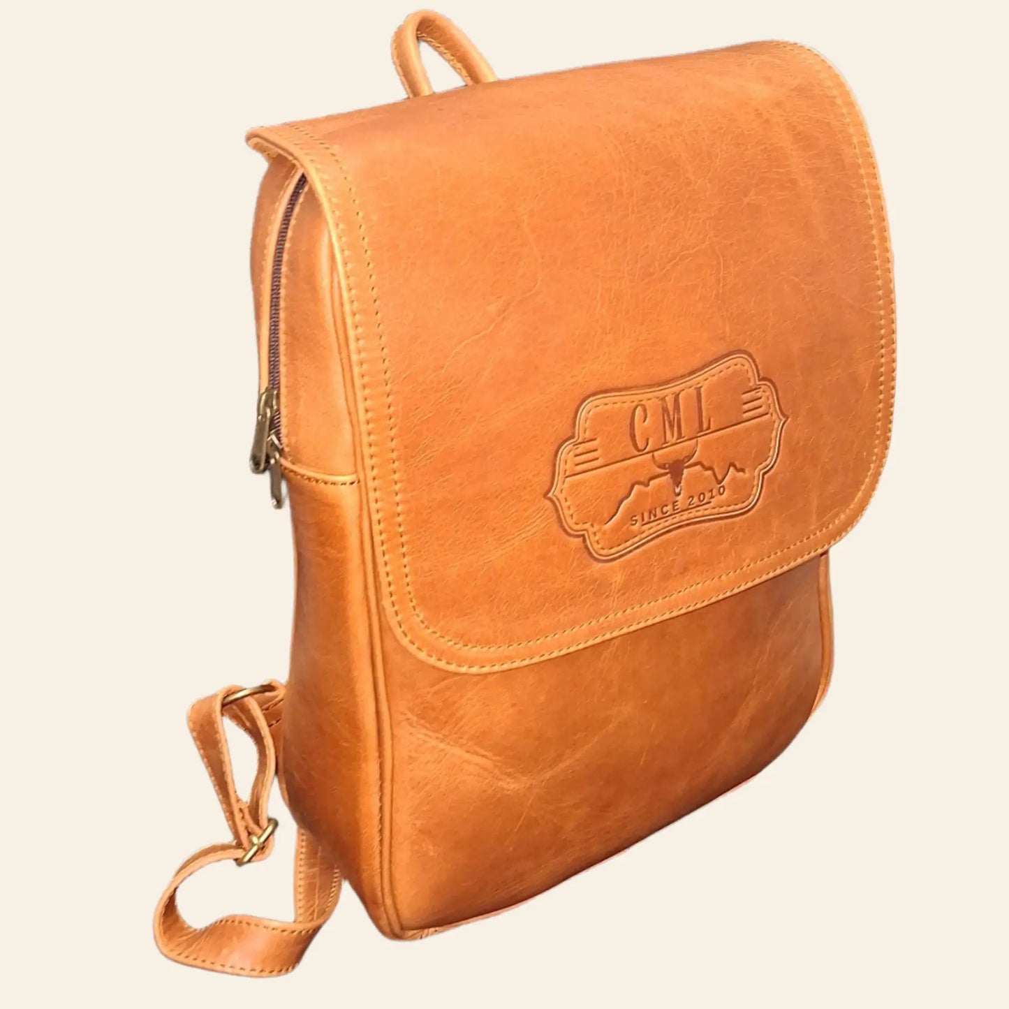 Masai Leather Laptop Backpack 14''