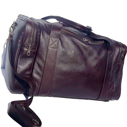 Masai Luggage Bags in pitstop cigar by Cape Masai Leather, the finest SA travel bags