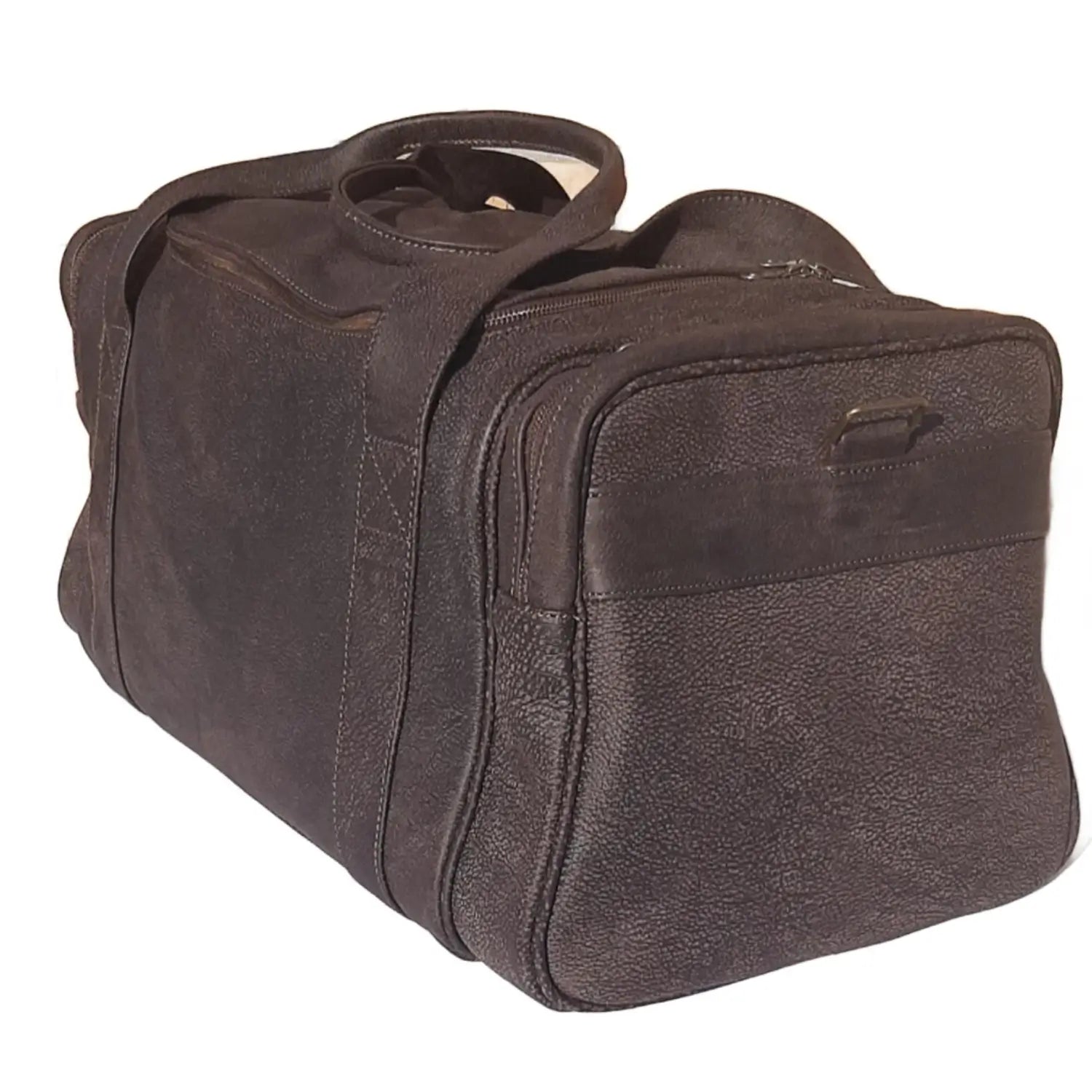 Masai Luggage Bags in pitstop cigar by Cape Masai Leather, the finest SA travel bags