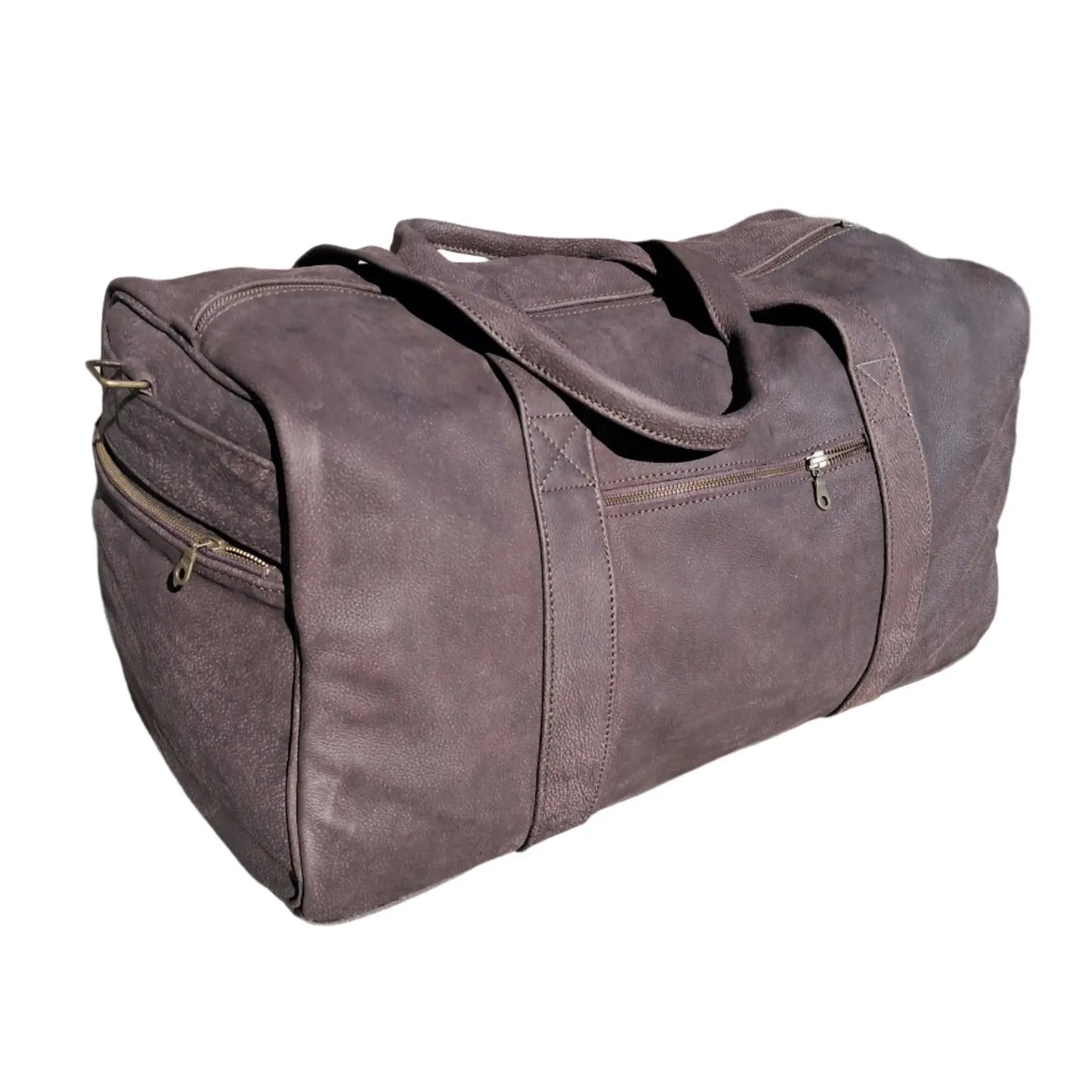 Masai leather travel bag XL