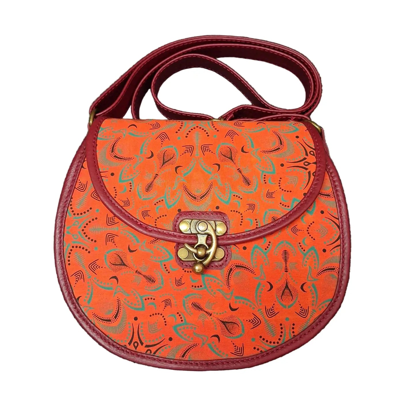 Shweshwe  leather D bags