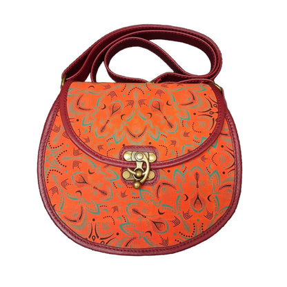 Shweshwe  leather D bags