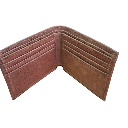 Small Men's wallets for cards and cash only in Rust