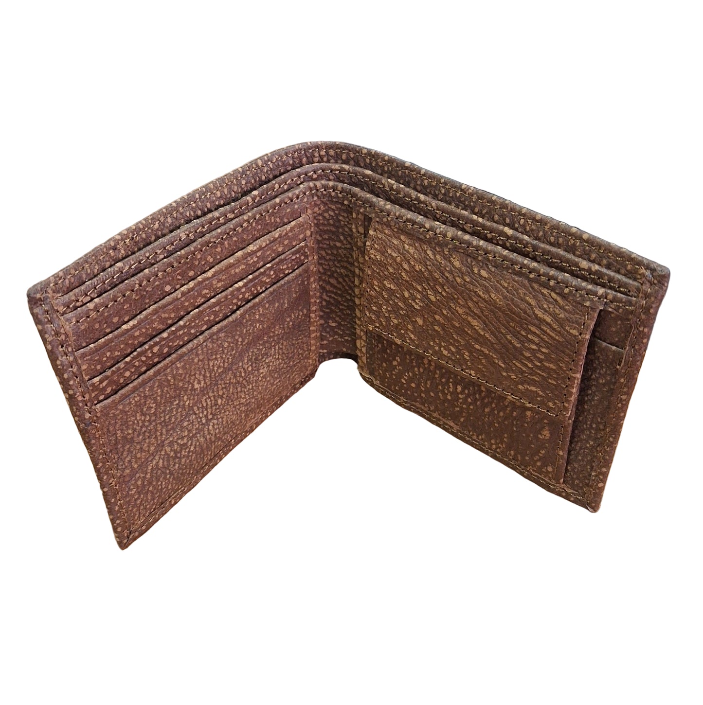 Small Men's wallets with change holder in bitter brown colour 