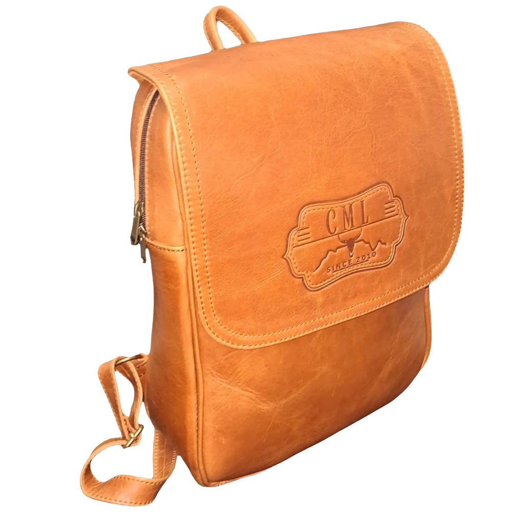 Masai Leather Laptop Backpack 14''