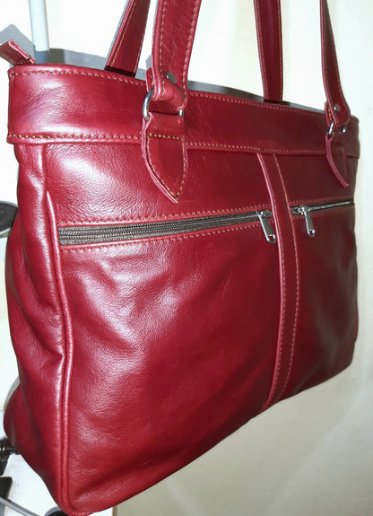 Tote leather bags - cape Masai Leather