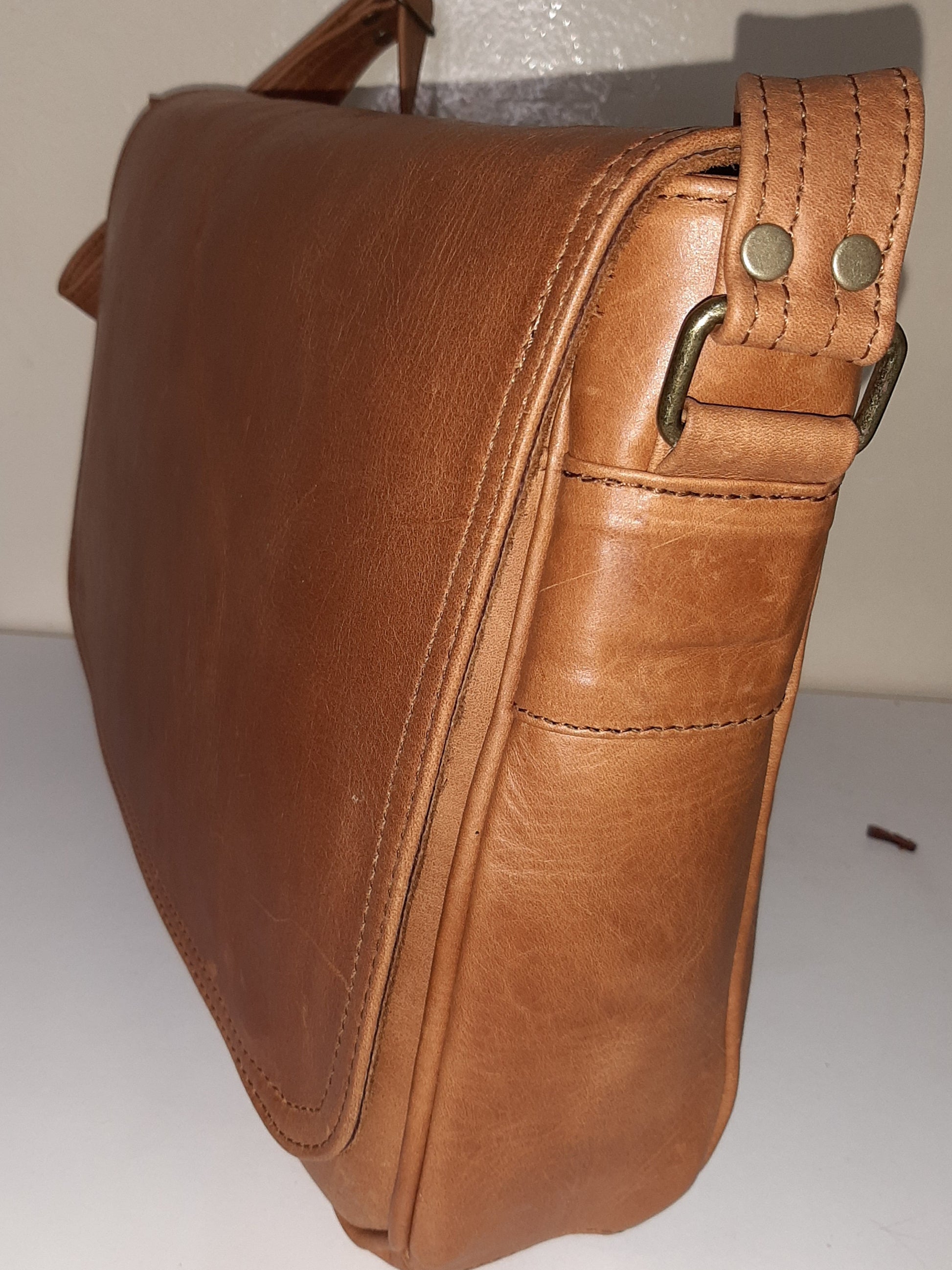 Men's laptop bags - cape Masai leather 