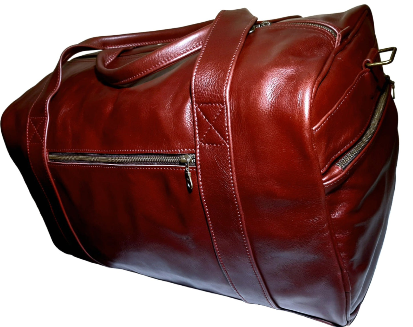 Masai leather travel bag - cape Masai Leather