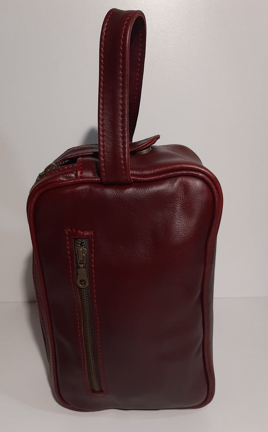 boy toiletry bag - Cape Masai leather 