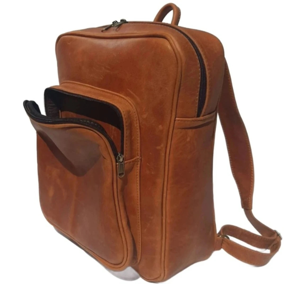 Genuine leather Everyday laptop  backpacks 15"  Designed by Cape Masai leather. 