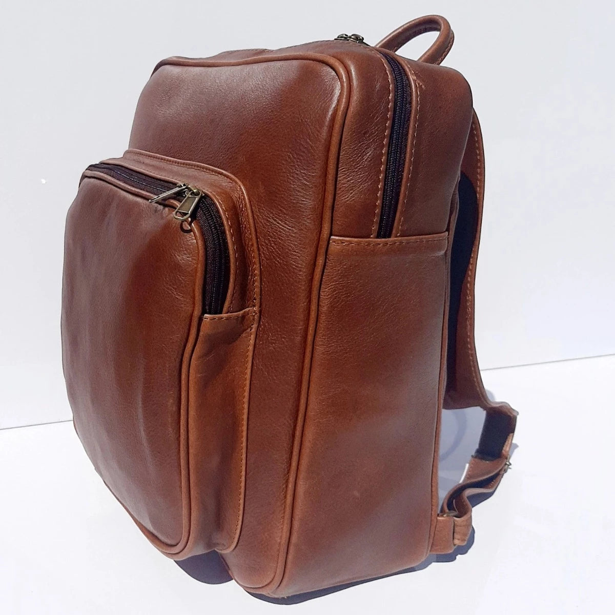Genuine leather Everyday laptop  backpacks 15"  Designed by Cape Masai leather. 
