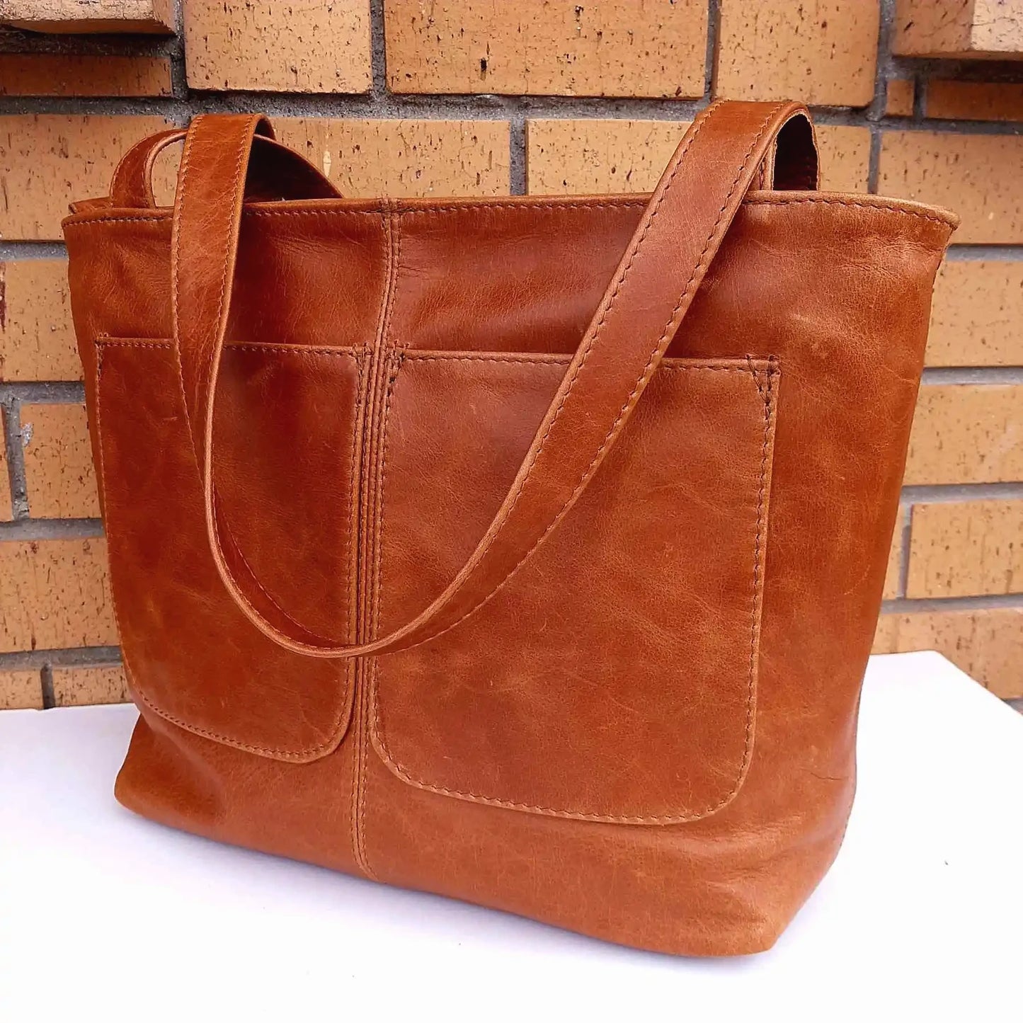 Botha tote designer bags in light tan made by cape Masai leather 