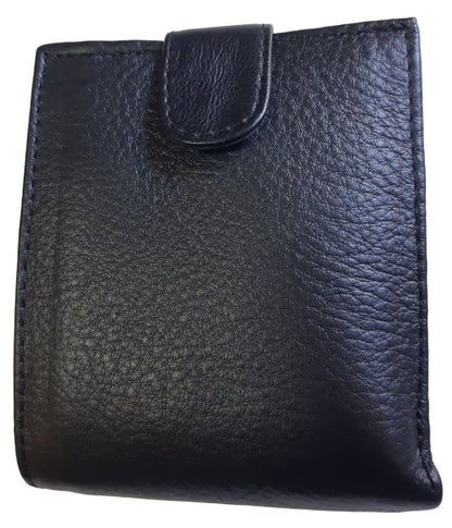 Businessmen's wallets (BMW) in black with clip closed Cape Masai Leather 