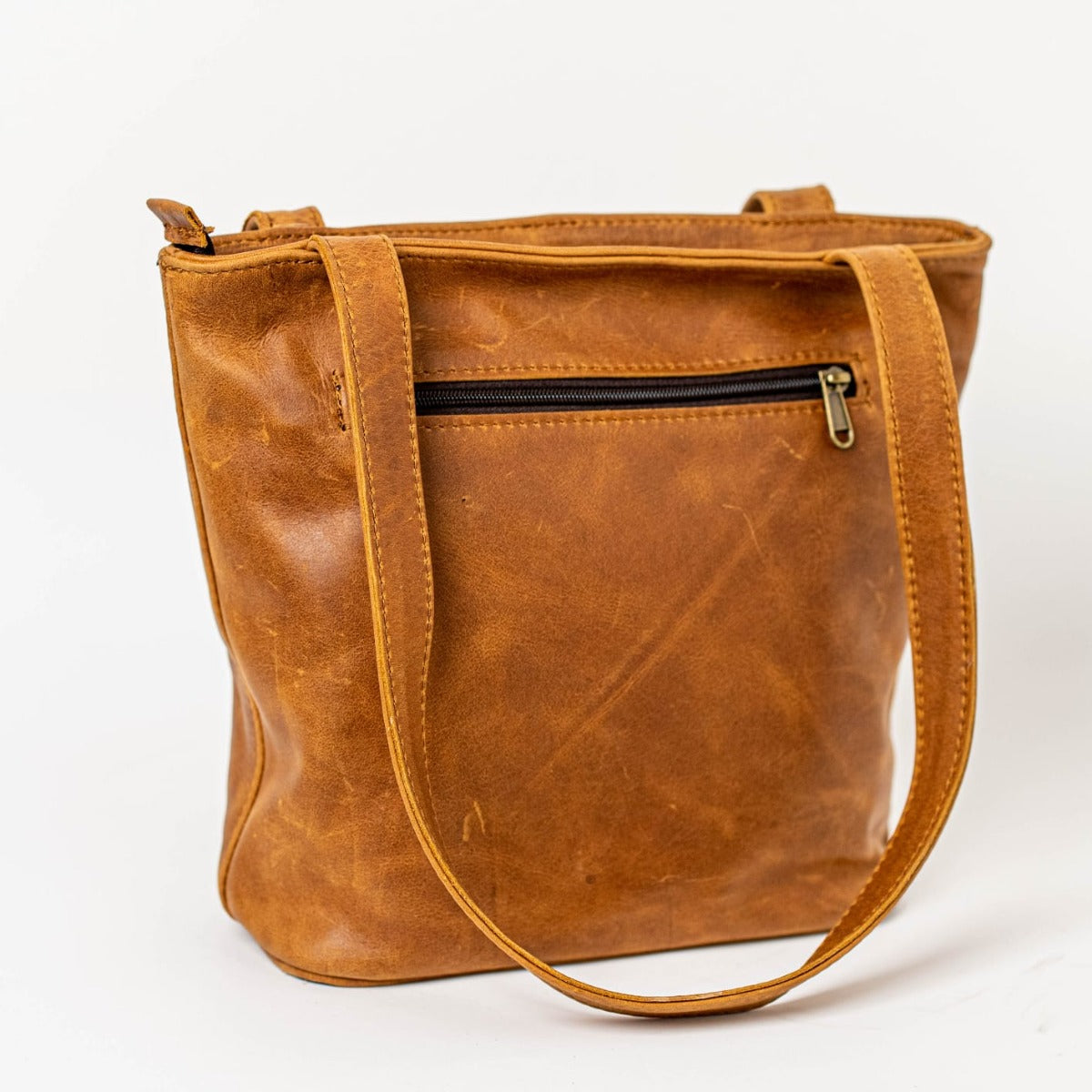 Cm big leather bags in toffee tan colour cape Masai Leather